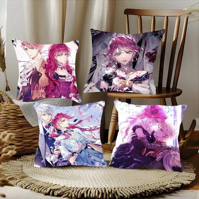 Manga V-Villains Are Destined To Die Kissenbezug Mode Quadratischer Kissenbezug Schlafzimmer Sofa Raum Ins Dekoration Freizeit