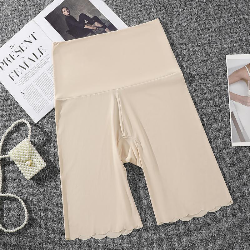 

Бесшовные тонкие защитные шорты большого размера, трусики с нескатывающимися краями, которые можно носить как верхнюю одежду, и компрессионные женские шорты 4XL