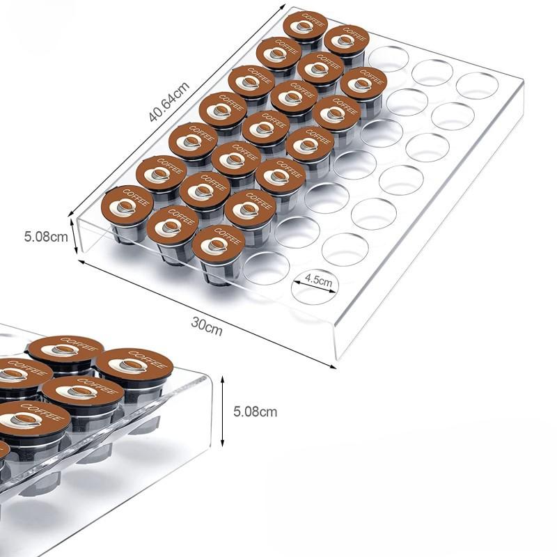 Coffee Accessories Container for Coffee Capsules Organizer Capsule Storage tray Coffe Coffeeware Kitchen Dining Bar Home Garden
