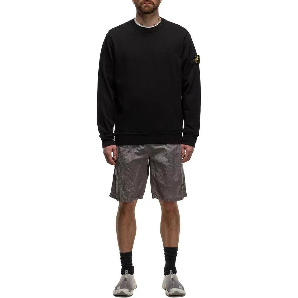 STONE ISLAND Felpa in Cotone con Distintivo Bussola 801566060-V0029