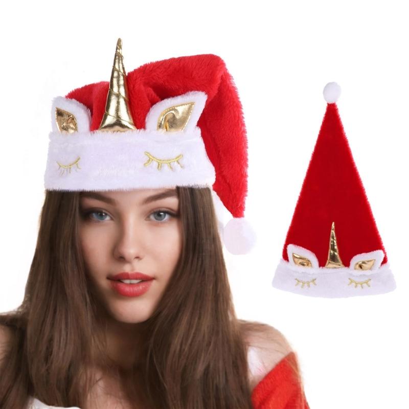 Office Party Christmas Hat Family Gathering Holiday Hat Funny Costume Accessory for Winter Celebrations and Casual Wear