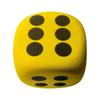 Yousheng 6Pcs 3.8/6/8CM Giant EVA Foam Dice Rounded Corner Six-Sided Large Dice Gaming Dice Toy Board Game Prop Game Casino Themed Party Decoration
