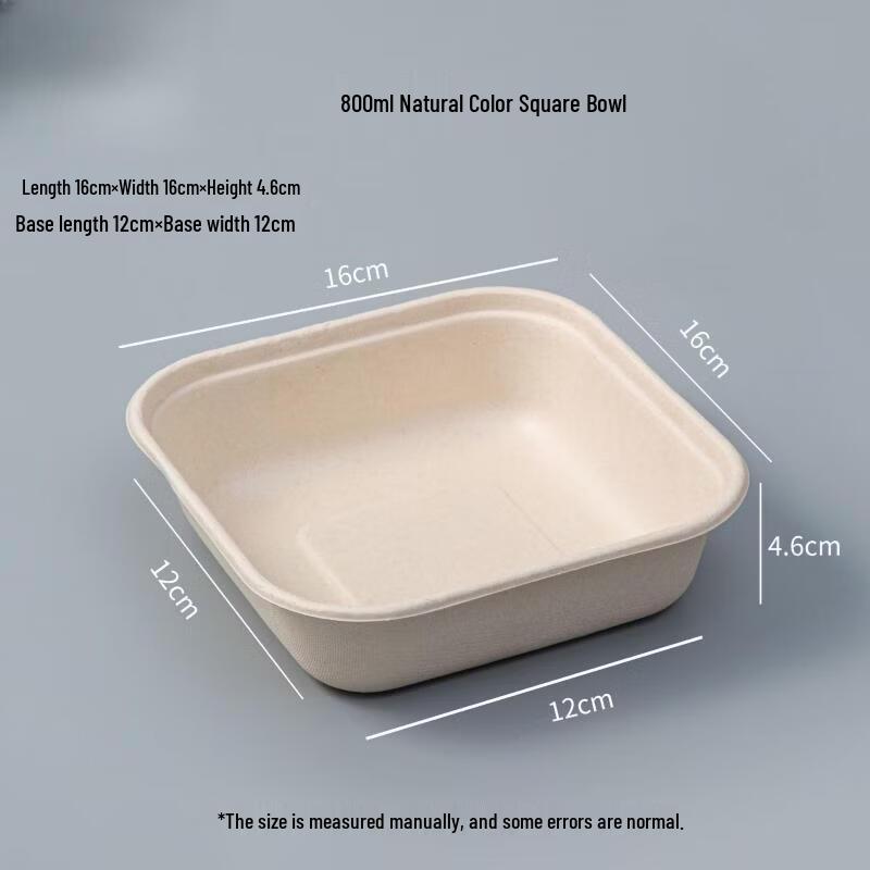 Disposable Pulp Food Containers
