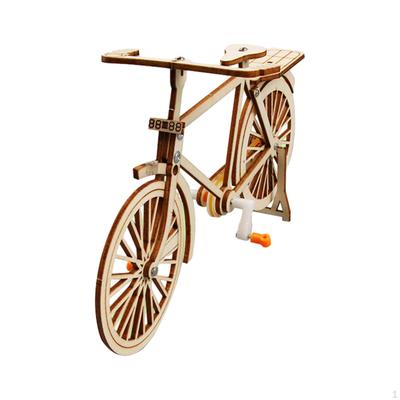 Kits de Modelos de Mini Bicicleta Ciência Artesanato Educacional Quebra-cabeça Artesanal Brinquedo de Madeira