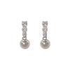 High-end Retro Earrings, Pearl Tassel Earrings, Diamond Earrings, New Autumn and Winter Style