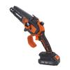 550W Mini Chainsaw with 6in 8in Saw Blade Handheld Powerful Chain Saw Dual Battery for Wood Cutting