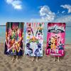 M-Mighty M-Morphin Power Rangers Big Microfiber Beach Towels Dry Towel Sand Beach Towels Pool Towel for Travel Swim Pool Yoga