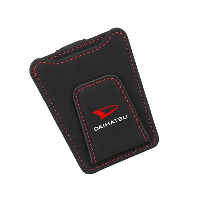 Car Storage Sunglasses Clip DAIHATSU Compatible with Car Glasses Sunglasses For Car Sun Card Protects Card Storage Suede Magnetic Car Interior Easy To