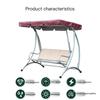 New Outdoor Swing Canopy Chair Top Cover Canopy UV Sun Water Proof for Patio Yard Seat Hammock Canopy Dustproof Cover