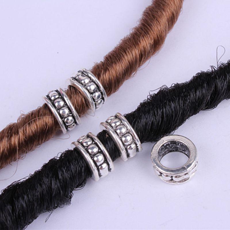 5pcs Dreadlocks Braids Cuffs Tube Beads Ring Hair Clips Accessories Hair G0W6 5pcs Dreadlocks Braids Cuffs Tube Beads Ring Hair Clips Accessories Hair G0W6