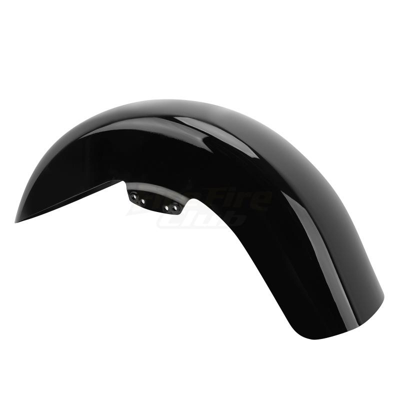 Motorcycle Front Fender Mudguard Cover Gloss Black For Harley Touring Electra Glide Street Road King Glide Ultra 2014-up