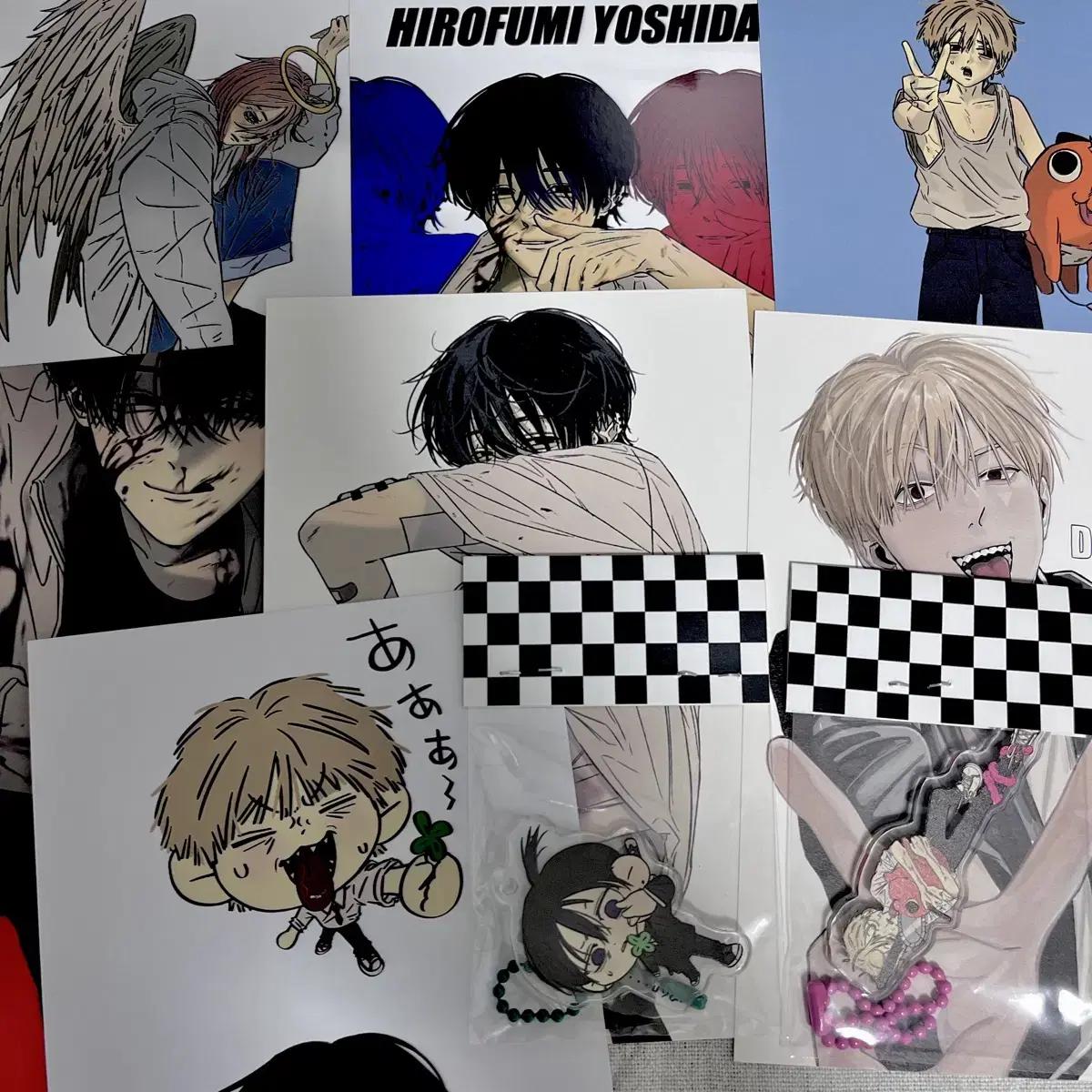 

Montage, Chainsaw Man Unofficial Goods Postcard Acrylic Key Ring