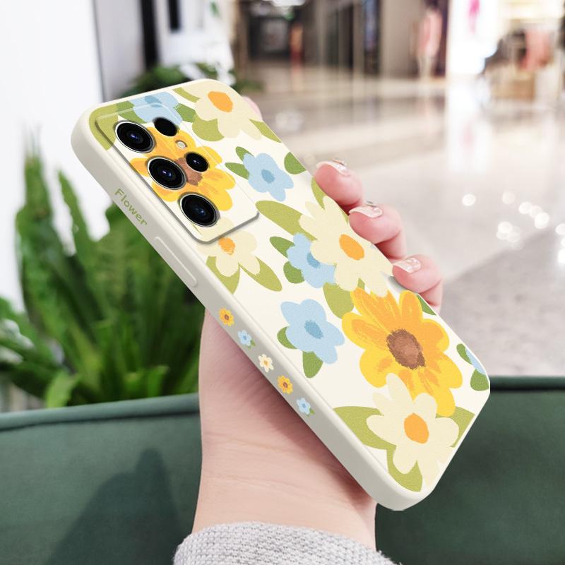 

Sulfur Daisy Phone Case For Samsung Galaxy S25 FE S24 S23 S22 S21 S20 S10 S10E Ultra Plus FE Note 20 Ultra 10 Plus Cover Galaxy S22
