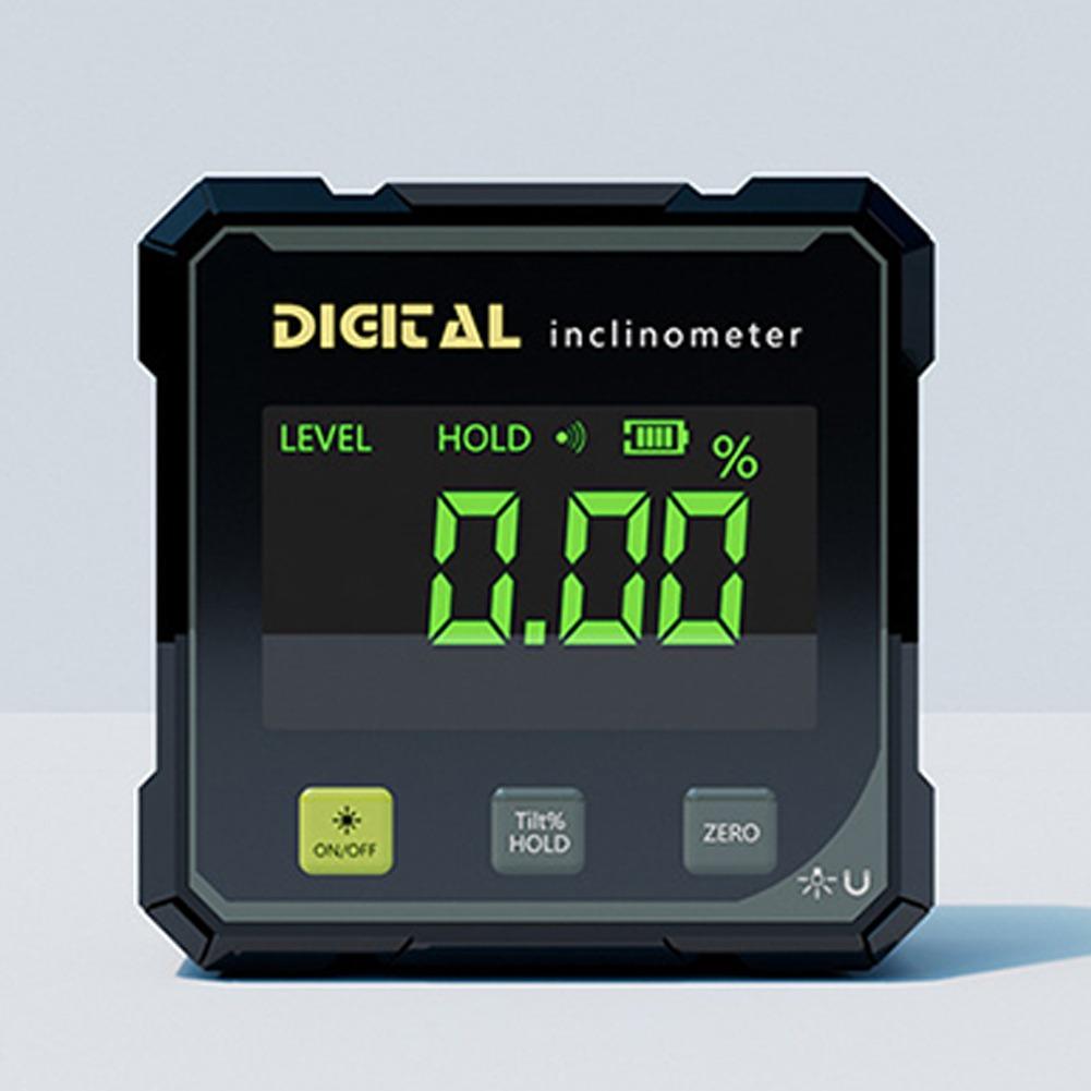 NEW Digital Display Inclinometer Professional Digital Angle Fnder 360° Magnetic Protractor Precision Level Box for Woodworking