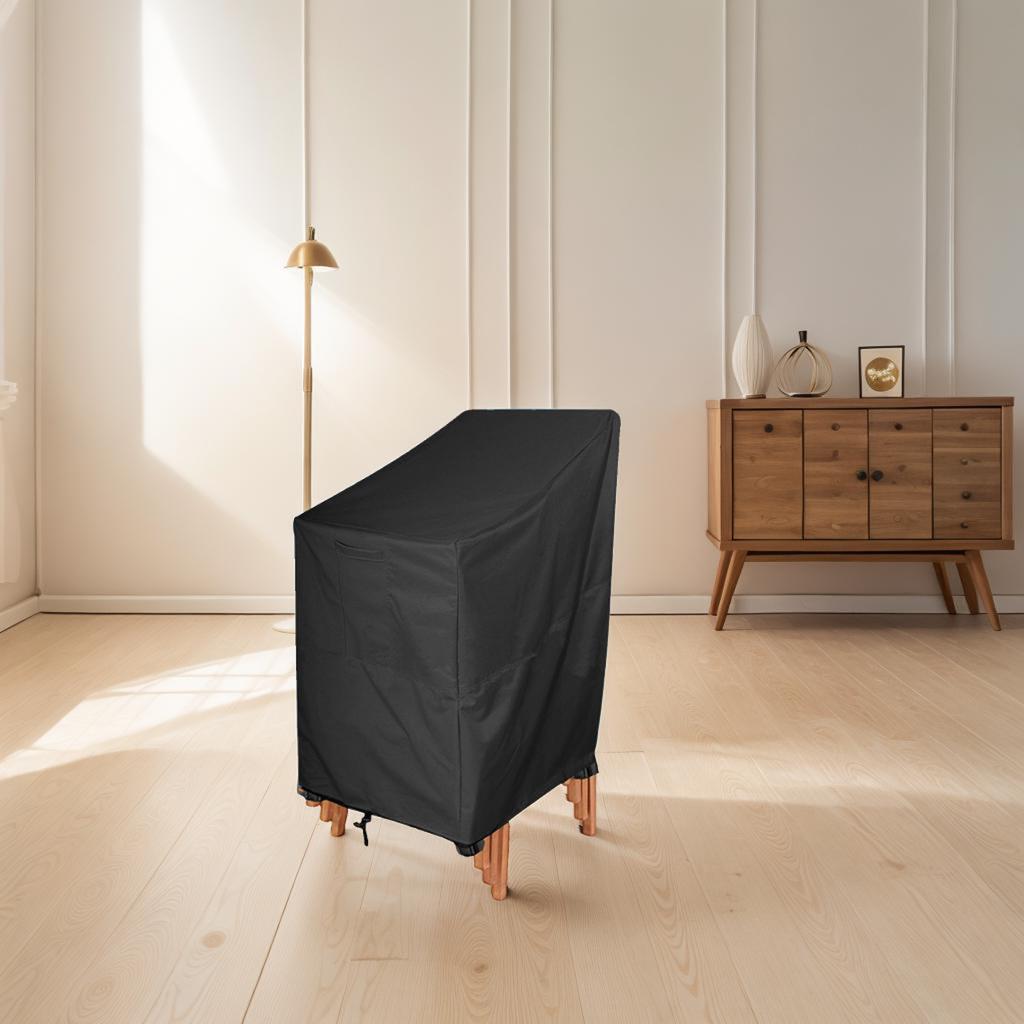 Outdoor Protection 120*65*65*80cm Garden Chair Cover Adjustable Chair Cover Adjustable Drawstring Easy To Clean