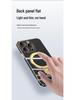 iPhone 17 Pivot Magnetic Case: Electroplated Solid Color, Full Coverage Anti-Fall Protective Case for Apple 16E/15 Pro.