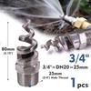 8-size Spiral Nozzle Sprayer 316 Stainless Steel Atomizer Outdoor Agricultural Irrigation Garden Watering Industry Dust Removal