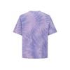 Reebok Retro Color Block Printed Sports Casual Crew Neck Short Sleeve T-Shirt Unisex Tops Purple 24SRM405UGP3