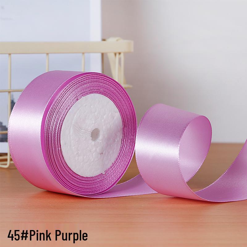 Cinta de Rosa de Seda Hecha a Mano de 4 cm para Envolver Regalos y Joyería DIY