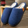 Winter Slippers Men Knitted TPR Sole Warm House Shoes Memory Foam Soft Designer Living Room Non Slip
