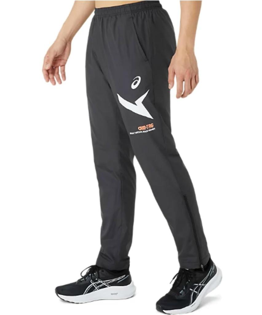 Training Wear Lining Tricot Windbreaker Pants 2031E731 Unisex Adult Performance Black x Gunmetal 2XL [ASICS] AIM-TRG