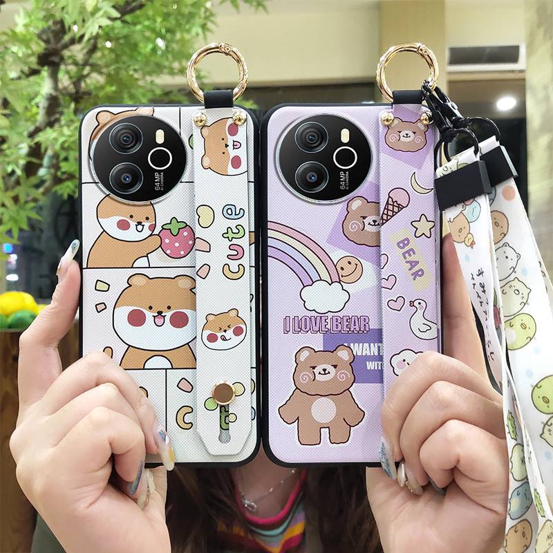 Protective Durable Phone Case For Blackview Shark8/Oscal Tiger12 Waterproof Cartoon Back Cover Anti-knock Silicone Cute