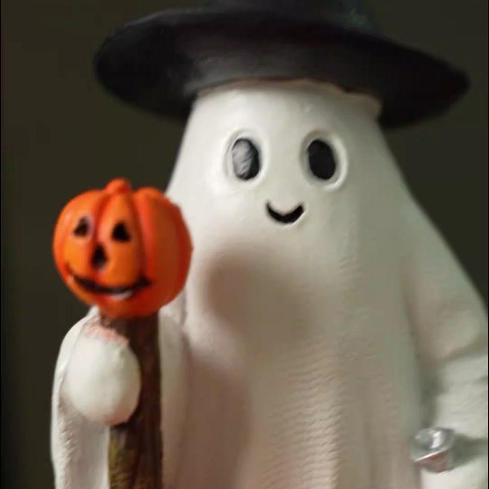 Cute Halloween Statue Creative Desktop Ornament Small Sculpture  Courtyard