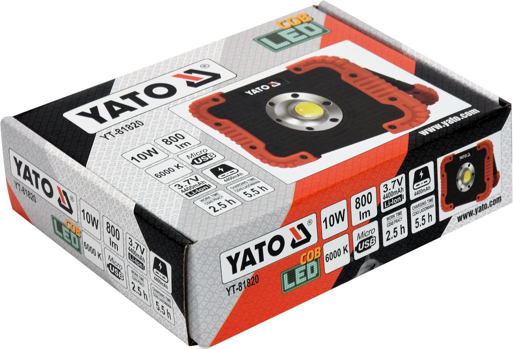 Portable 10W Rechargeable Led Floodlight - Yt-81820