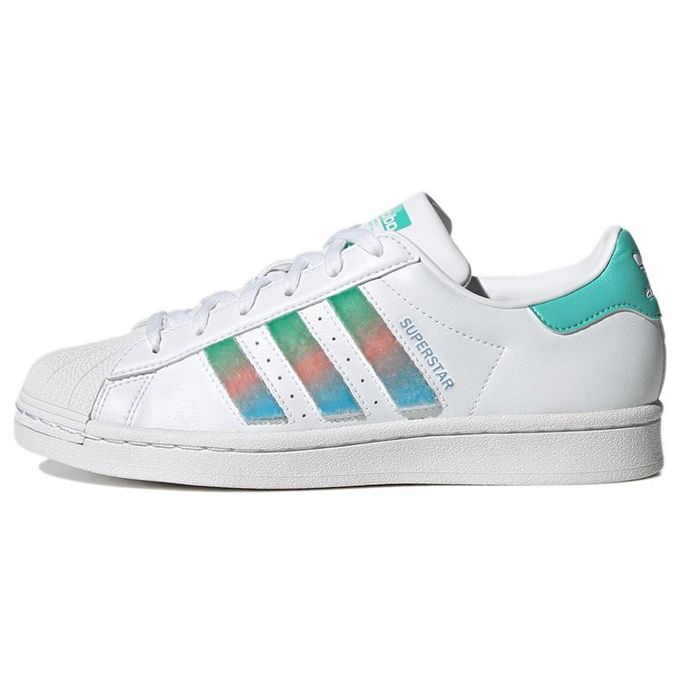 

Adidas Originals Superstar For White/Green/Blue Women s GZ2798 36⅔