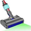 2025 Waschbürste Kompatibel mit Dyson V7 V8 V10 V11 V15 Elektrischer Nass- und Trockenwischer-Moppkopf mit Grünem Licht Reinigt und Trocknet Hartböden