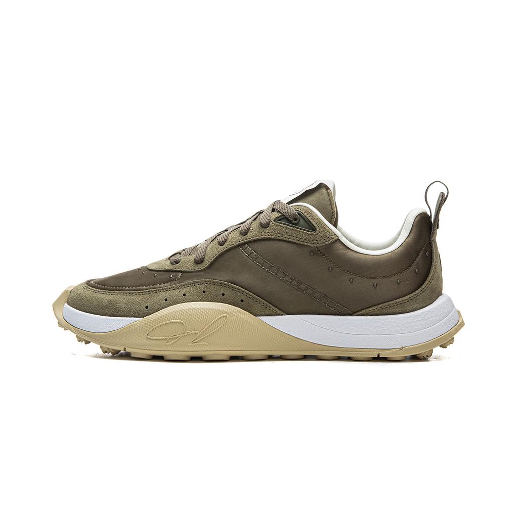 Li Ning Wade 1% Suede Casual Fashion Trendy Sports Comfortable Non-Slip Shock Absorbing Wear-Resistant Rebound Low-Top Lifestyle Shoes ABCV035-6