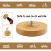 Kit de Roue Gomme Caoutchouc pour Retrait d'Adhésifs - Outil d'Attachement pour Perceuse Électrique pour Autocollants Auto, Surfaces Métalliques et Verre (Disques abrasifs robustes)