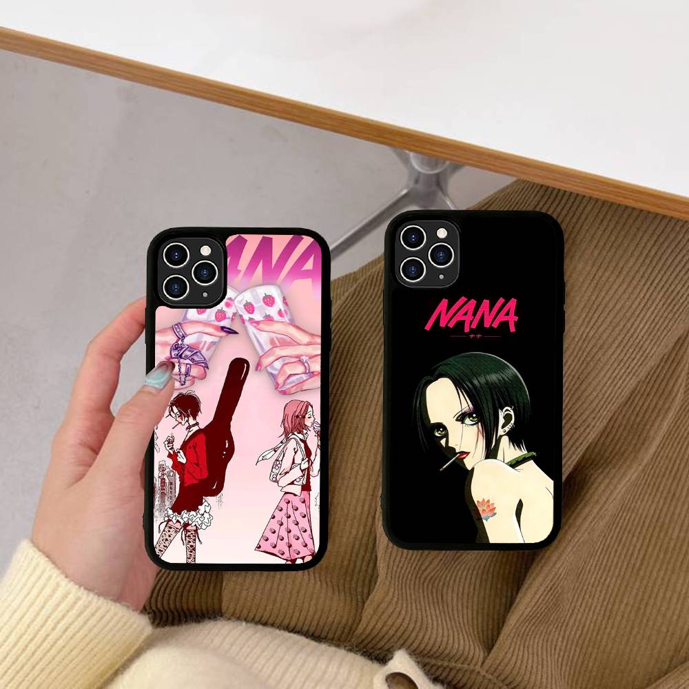 Anime Cool Nana Osaki Phone Case For iphone 11 12 13 14 15 Pro Max 17 16 Plus Hard PC+TPU Back Cover