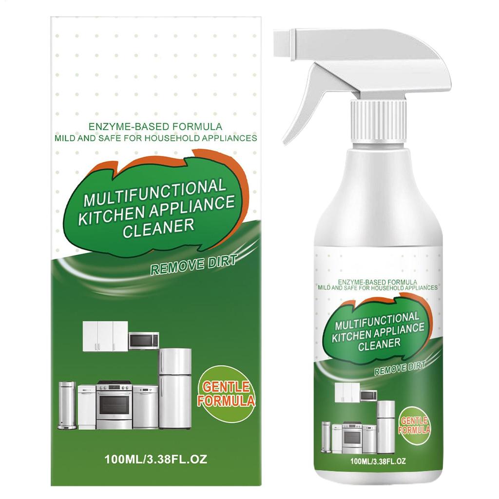 Kitchen Cleaning Spray 100ml Kitchen Grease Oil Remover Spray Effortless Cleaning of Stovetops Ovens Range Hoods Cleaning