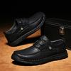 Fashion New Men Minimalist Leather Sneakers Lightweight Lace Up Casual Shoes Breathable Walking Shoes Leisure Walk Male Treking Footwear