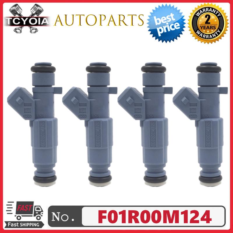 

4pcs/lot Auto Parts Engine Fuel Injectors F01R00M124 for Chery 484 2.0L
