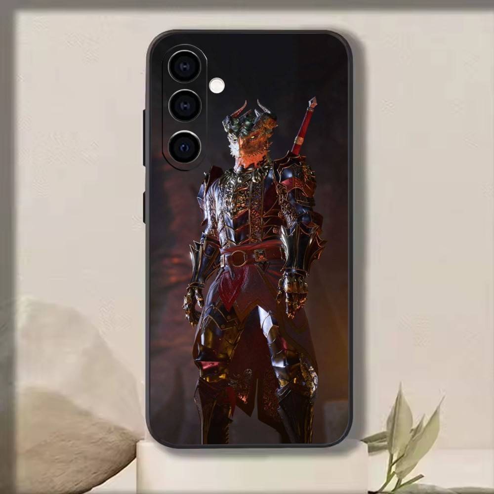 Baldur's Gate Phone Case For Samsung Galaxy A73,A72,A71,A70,A53,A52,A51,Soft Silicone Black Cover