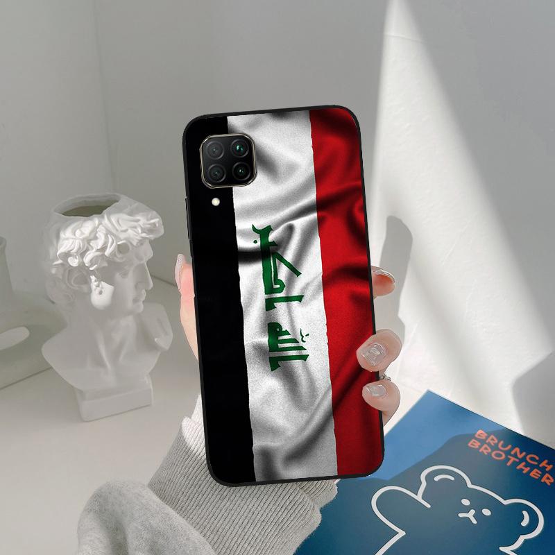 Iraqi Iraq Flag For Huawei Nova Y91 Y61 Y73 Y72 Y90 Y70 Y60 12s 12i 11i 8i 9 10 SE P60 P30 Pro P40 Lite Case Huawei P20 Lite