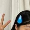 Sweat Drop Hairpin Sweat Hairpin Funny Hairpin Cute Hairpin Handmade Hair Accessories Duckbill Clip Bangs Side Clip