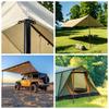 Tent Poles Camping Poles for Tarp Awning Canopy Shelter Sun Sail Tarpaulin Headroom Galvanized Steel Adjustable Telescoping Rods
