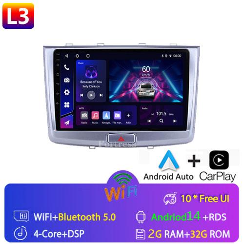 10 '' for GREAT WALL Hover Haval H6 2016 - 2018 Android 14 Car Radio Multimedia Video Player GPS Navigation No 2din Radio