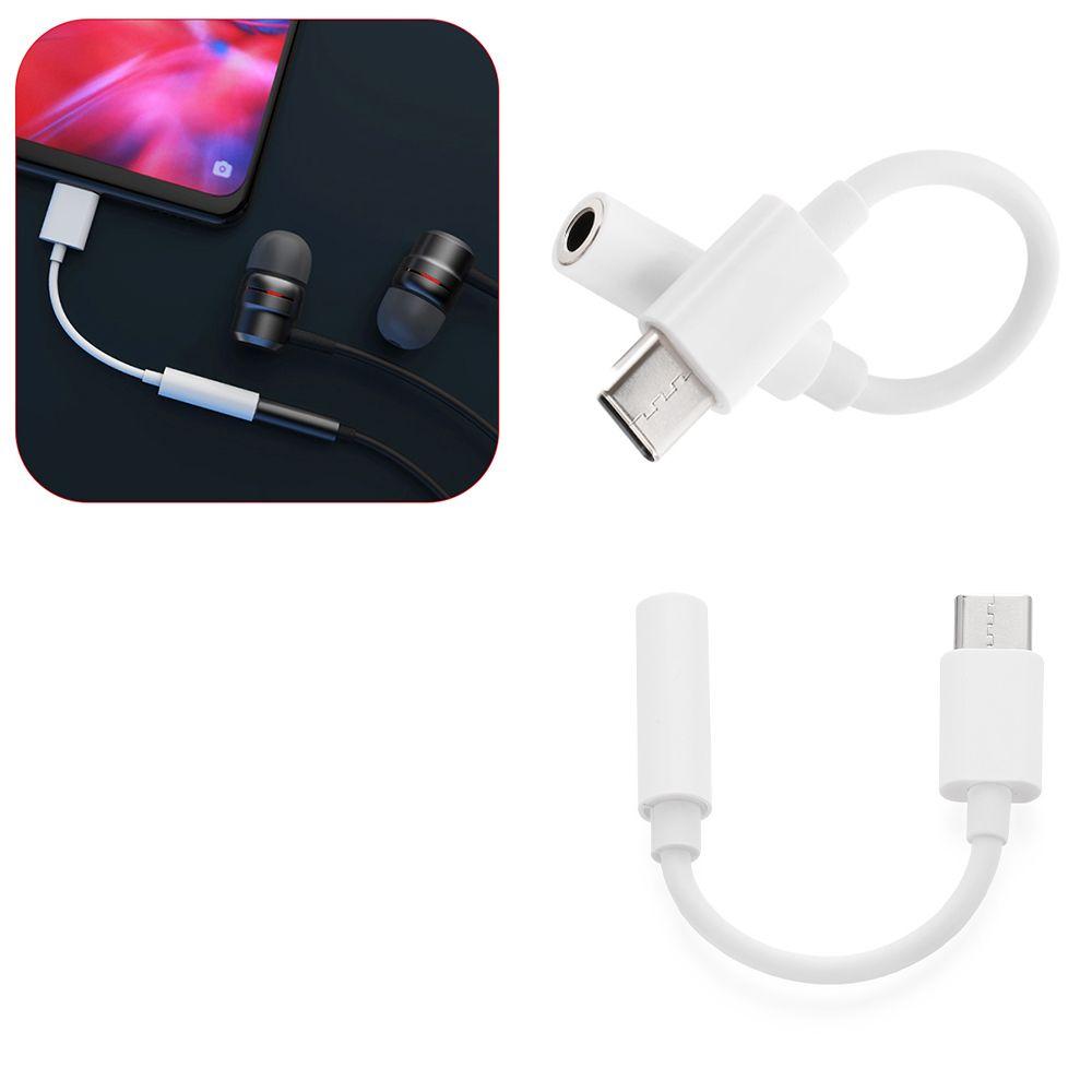 

2 pcs Portable Splitter AUX USB-C Male Earphone Cable Adapter Converter Type C USB to 3.5mm