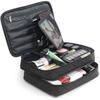 Nirvana Large Cosmetic Bag, Makeup Bag, Double Layer for Women, Make-Up Bag Cosmetic Bag Toiletry Bag, 25 * 20 * 11Cm