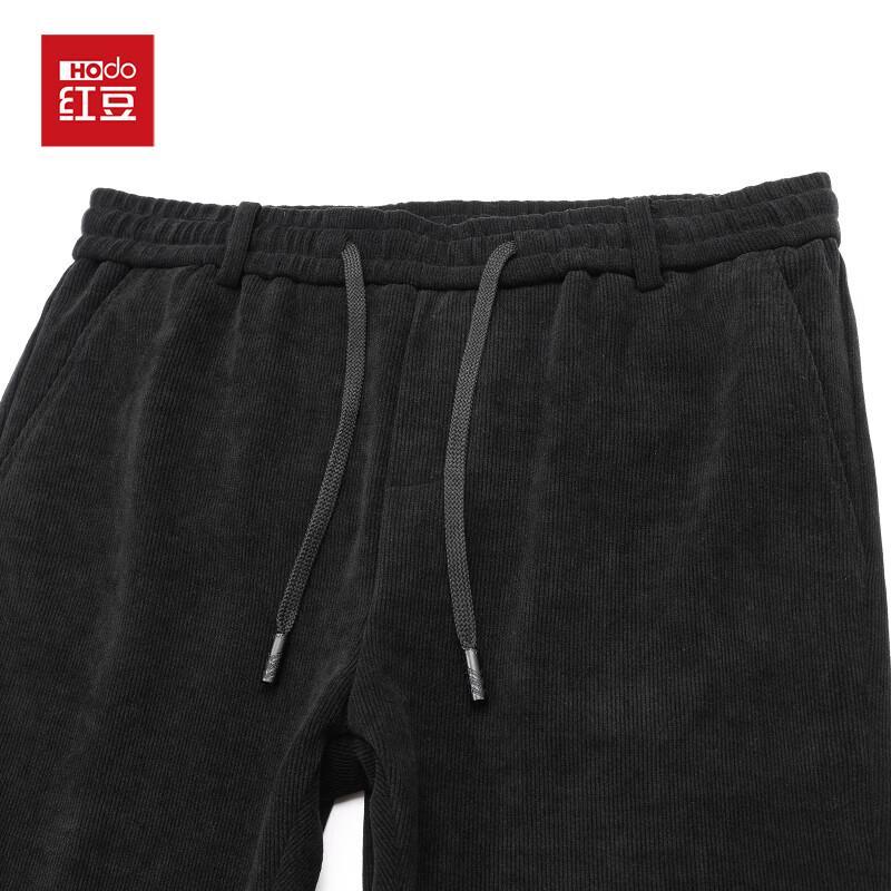 Hodo Men's Merino Wool Blend Corduroy Thickened Casual Pants