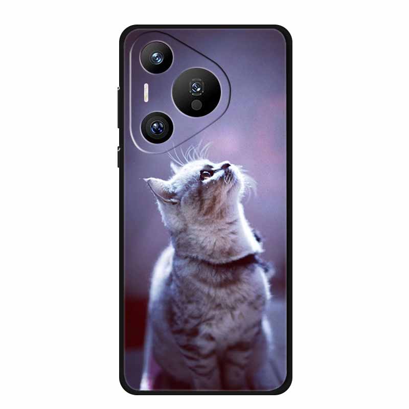 For Huawei Pura 70 Pro Case Luxury TPU Soft Silicone Phone Cover for Huawei Pura 70 Pro+ Pura70 Protective Shockproof New Fundas