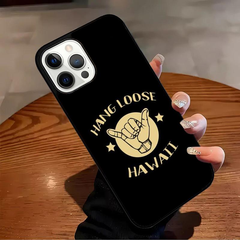 Shaka Hand Surf Hang Loose Surfing Phone Case For iPhone 17 Air 16 15 14 13 12 11 Pro Max Max Plus Bumper Case Cover