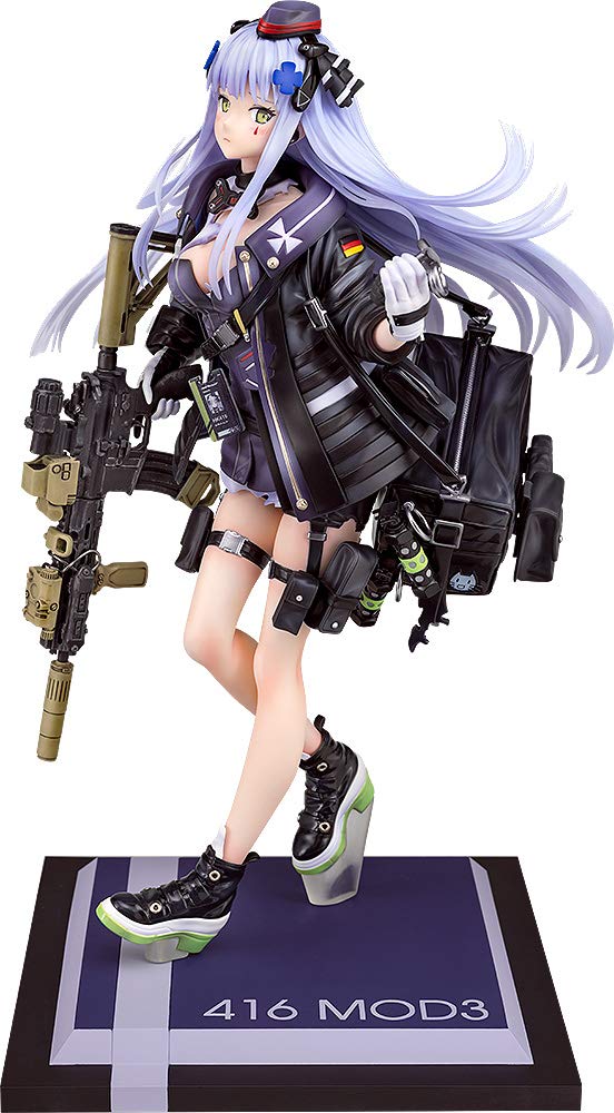 Frontline 416 MOD3 Severely Injured Scale ABS PVC Complete Figure with Stand Dolls' Ver. 1/7 & Pre-painted