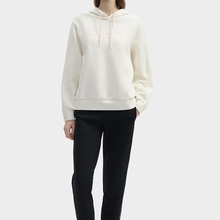 New FILA Sweatshirt Women's Mist Lotus White F11W443201FIV