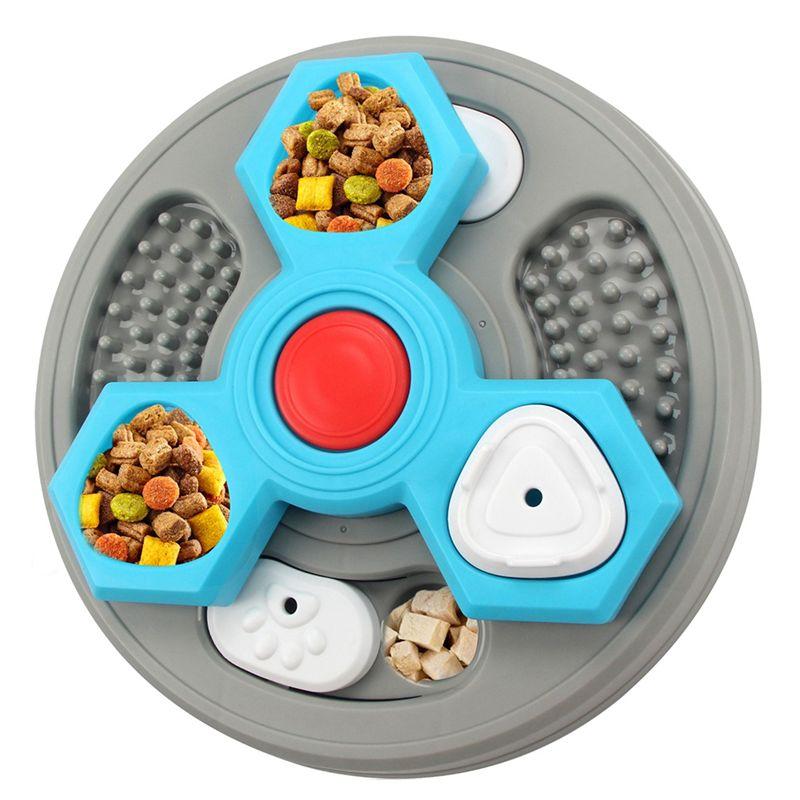 

M-Modern-Educational , Slow Feeder, Food Dispenser, Interactive, Improve Puppy s IQ, Anti-Choking Tableware, Dog Lickingplat