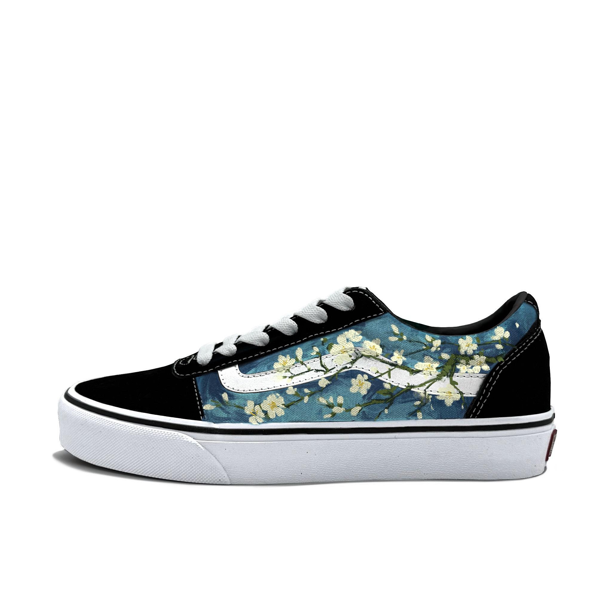 

Vans Ward Abrasion Resistant Low top Skateboard Shoes Women s Blue VN0A3IUNIJU(Team613-) 40